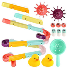 Load image into Gallery viewer, Bath Toys Suction Cup Marble Race Orbits Track Kids Bathroom Bathtub Play Water Toy Shower Games For Kids