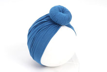 将图片加载到图库查看器,Newborn Toddler Kids Turban Cotton Beanie Hat Winter Cap Knot Solid Soft Sleeping Caps For Kids