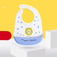 将图片加载到图库查看器,Modern Baby Bibs Waterproof Silicone Feeding Baby Saliva Towel Newborn Cartoon Aprons Baby Bibs Adjustable Burp for Baby Kids