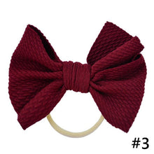 将图片加载到图库查看器,Headband Bow Girl Headbands Nylon Elastic Hair Accessories Photography Props For Baby Girls In Elegant Design