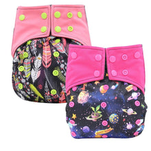 Load image into Gallery viewer, All-In-One Cloth Diaper for Baby Bamboo Charcoal Eco-friendly Baby Cloth Diaper