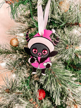 Load image into Gallery viewer, Wood Holiday Krampus Cutie Christmas Ornament