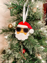 Load image into Gallery viewer, Wood Holiday Santa Claus Christmas Ornament