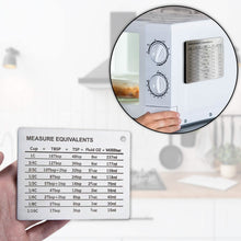 将图片加载到图库查看器,Stainless Steel Measurement Conversion Chart With Strong Magnet For Cups, Tablespoons, Teaspoons, Fluid Oz And Milliliters Conversions