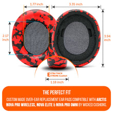 将图片加载到图库查看器,Arctis Nova Pro Wireless, Nova Elite & Nova Pro Omni Earpads - WC PadZ Nova Pro Wireless