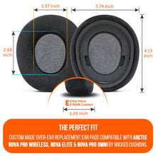 将图片加载到图库查看器,Nova Pro Wireless, Nova Elite & Nova Pro Omni Earpads - WC StealthZ