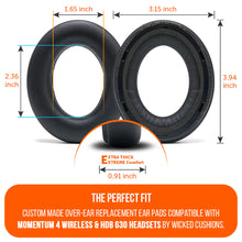 Load image into Gallery viewer, Sennheiser Momentum 4 & HDB 630 Earpads - WC PadZ Momentum 4 & HDB 630