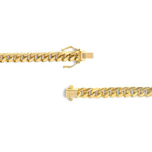 Load image into Gallery viewer, Semi-Solid 14K Yellow Gold 6.1mm Classic Miami Cuban Chain Necklace - 22 Inches