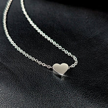 Load image into Gallery viewer, Stainless Steel Chain Dainty Heart Pendant Necklace