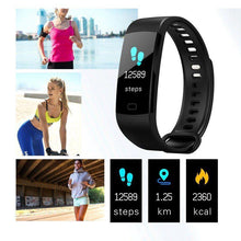 Load image into Gallery viewer, Smart Watch Sports Fitness Activity Heart Rate Tracker Blood Pressure wristband IP67 Waterproof band Pedometer for IOS Android