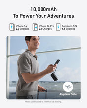 Load image into Gallery viewer, Anker Power Bank (10K, Fusion, Built-In Cable)