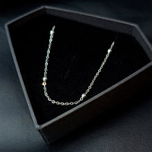 Load image into Gallery viewer, Stainless Steel Ball Station Necklace Satellite Chain Layering Necklace