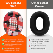 将图片加载到图库查看器,Sony WH-1000XM5 Earpad Sweat Covers - WC SweatZ