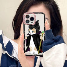 将图片加载到图库查看器,Cute Cat Phone Case For Iphone 11 12 13 Mini Pro Max 14 Pro Max Case Shell Cartoon Patterned Case Cover Soft Clear Cover Flexible Ultra Slim Anti-scratch Bumper Protective Cover For Iphone