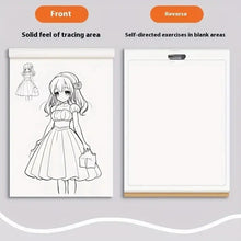 Load image into Gallery viewer, Anime Character Line Art Drawing Book - 48 Pages for Tracing & Painting Practice