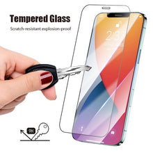 Load image into Gallery viewer, 4in1 Tempered Glass for iPhone 13 12 Pro Max X XS XR 5 6 6S SE 2020 Protector for iphone 11 12 Mini 7 8 Plus Tempered Glass Screen Guard Protector For iPhone