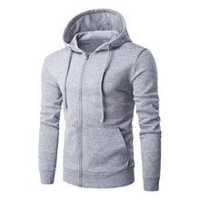 Load image into Gallery viewer, Men’s Autumn Zipper Hoodie – Slim Fit Long Sleeve Casual Sweatshirt Jacket