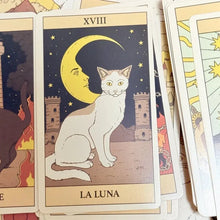 将图片加载到图库查看器,El Tarot de los Gatos – 78-Card Spanish Divination & Board Game Deck