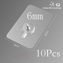 将图片加载到图库查看器,10 Pcs Punch-Free Non-Marking Strong Adhesive Screw Stickers Wall Picture Hook Invisible Traceless Hardware Drywall Hooks Towel Hook Self Adhesive Key Holder Wall Hook Clothes Coat Robe Hooks Cabinet Closet Door Hanger