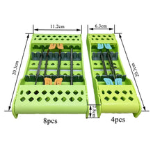 Load image into Gallery viewer, 135℃ Autoclavable Dental Instrument Holders for 8pc 4pc Dental Instrument Sterilization Box Dental Instrument Box