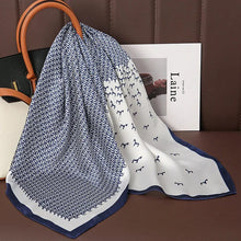 Load image into Gallery viewer, Luxury Satin Silk Square Scarf – Shawl, Hijab & Fashion Wrap 2023
