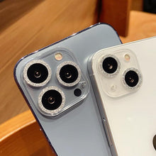 Load image into Gallery viewer, Glitter Full Cover Camera Lens Protector on For iPhone 12 13 11 Pro Max Mini 9H Tempered Glass Cover iPhone11 Camera Sticker Cap Lens Ring Cover