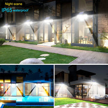 Load image into Gallery viewer, Solar Outdoor Security Light โ 182/112 LED Floodlight with 3 Adjustable Modes, IP65 Waterproof Motion Sensor Lamp for Garage, Garden & Yard