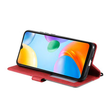 Load image into Gallery viewer, Wallet Flip Leather Case For Xiaomi Redmi 10 10A 10C 9 9A 9C 9T Note 11S 11 Pro 10S 10 Pro 9 Pro 8T 7 Poco X4 GT M4 Pro F4 11T Flip Wallet Case With Magnetic Closure Card Slots Wrist Strap Protective Case
