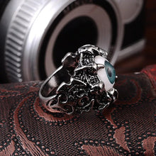 将图片加载到图库查看器,Unisex Women's Men's Punk Eyes Claw Biker Gothic Fashion Ring Size 8 9 10 11 J026