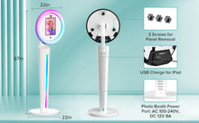 Load image into Gallery viewer, Selfie Stand Photo Booth Machine ipad Photobooth compatible for 10.2-12.9inch ipad Photo Booth Stand Machine for Party Wedding