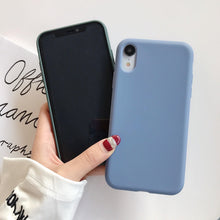 将图片加载到图库查看器,Ultra Thin Slim Fit Soft Grip Anti-Scratch Protective Cover Thicker Candy Phone Case for iPhone Soft Silicon Back Phone Cover for iPhone 12 13 Pro Max iphone Case