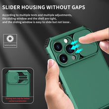 Load image into Gallery viewer, Unique Cover with Camera Protection Heavy Duty Shockproof Protective iPhone 13 Pro Case ShockProof Case For iPhone 13 12 11 Pro Slide Camera Protection Case Dual Layer Armor Case Back Cover