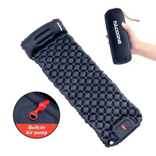 Load image into Gallery viewer, Ultralight Camping Inflatable Mattress with Built-In Pump & Pillow