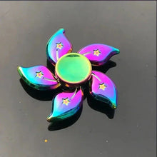 Load image into Gallery viewer, Metal Rainbow Fidget Spinner – Colorful EDC Hand Spinner Toy for Kids & Adults | Anti-Anxiety Stress Relief Finger Spinner Gift