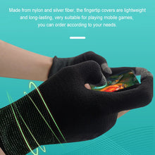 Load image into Gallery viewer, 2pcs Finger Thumb Sleeve Gloves For Gamer Non-scratch Portable Mobile Gaming Gloves Gaming Accessories Comfortable Sweat Proof