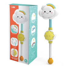 Load image into Gallery viewer, Cloud Weather Bath Toy for Kids – Educational Water Spray Toy with Rotating Nozzle & Suction Cup