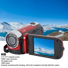 Load image into Gallery viewer, 4K 48MP DV Camera 2.7in Rotatable Screen 16x Digital Zoom Video Camera with USB Cable 4K Camera Video Camera Camera