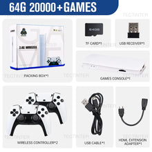 将图片加载到图库查看器,M15 4K Game Stick Mini Video Games Consoles Retro Handheld 20000 Games Player HD Video Game Stick 2.4G Double Wireless Controlle