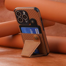 Load image into Gallery viewer, Men Green Wallet Flip Card Holder Phone Case For Iphone 13 12 Mini 14 11 Pro Xs Max Xr X Luxurious Leather Cover Mobile Phone Case With Card Compartment And Kickstand Elegant Iphone Magnetic Case