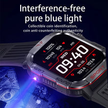 Load image into Gallery viewer, New For Huawei Xiaomi Military GPS Smart Watch Men Flashlight Compass Waterproof Outdoor Sport Tracker Bluetooth Call Smartwatch