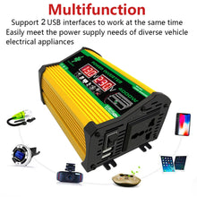 将图片加载到图库查看器,4000W Vehicle Smart Inverter Dual LCD Display 12V To 220V/110V Intelligent Power Inverter Digital Power Inverter for RV Caravan