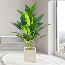 Load image into Gallery viewer, Artificial Tropical Palm Tree with Real Touch Banana Leaves