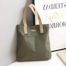将图片加载到图库查看器,Women’s Canvas Tote Bag – Large Capacity Sewing Thread Handbag