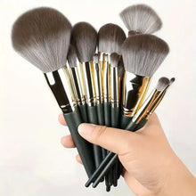 Load image into Gallery viewer, Soft Fluffy Professional Makeup Brush Set - 13-16pcs for Foundation, Eyeshadow, and More