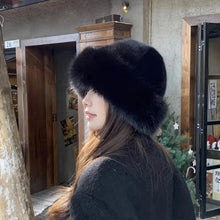 Load image into Gallery viewer, Furry Hats For Women, Autumn Winter Korean Style Warm Hats, Solid Color Flattering Mongolian Hats, Thickened Winter Outfits