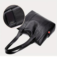 将图片加载到图库查看器,Vintage Large Capacity Tote Bag, Retro Vegan Shoulder Bag, Women's Casual Handbag For Commute