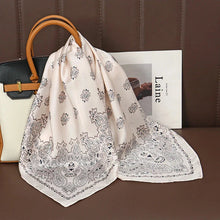 Load image into Gallery viewer, Luxury Satin Silk Square Scarf – Shawl, Hijab & Fashion Wrap 2023