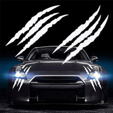 将图片加载到图库查看器,Monster Claw Car Sticker – Reflective Ghost Paw Scratch Vinyl Decal for Hood & Headlights | DIY Auto Exterior Decoration