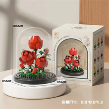 将图片加载到图库查看器,Eternal Flower Bouquet Bonsai Potted Plant Micro Building Blocks Model Home Decoration Puzzle Toys Kids Birthday Christmas Gifts