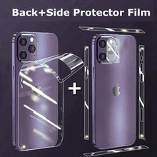 Load image into Gallery viewer, Film For iPhone 14 Pro Max Back Side Screen Protector Film for iPhone 13 Mini 12 13 Pro Max 14 Pro 14Pro Max Not Glass Temper Film Premium HD Clarity Anti-Fingerprint/Scratch Compatible with iPhone